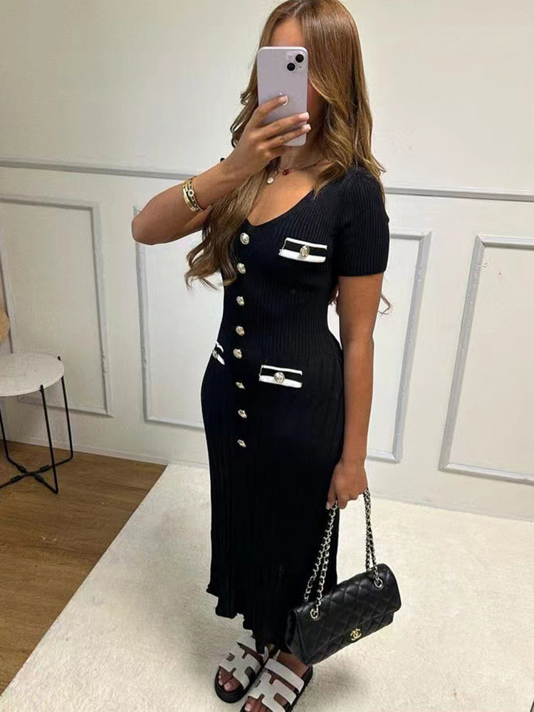 ITALIA - Button Dress