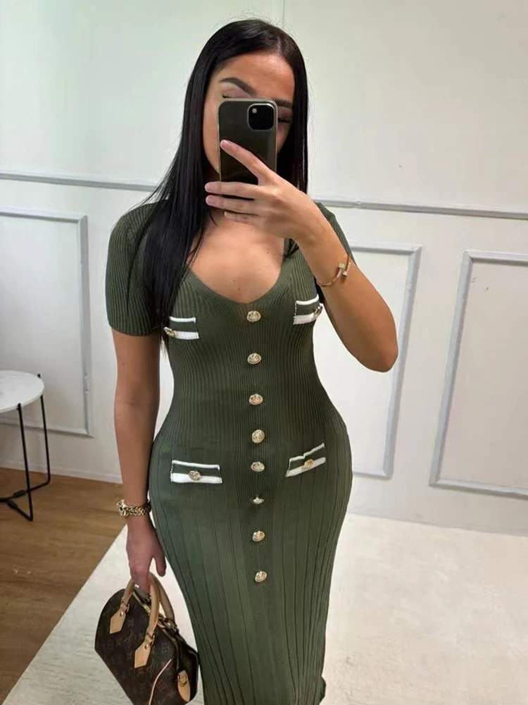 ITALIA - Button Dress